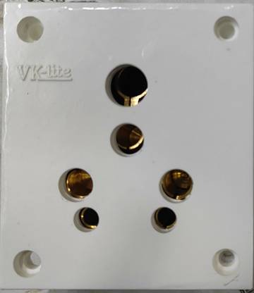 VKLITE 16 Amp Power Socket 5 Pin, 4 Nut 16 A Five Pin Socket