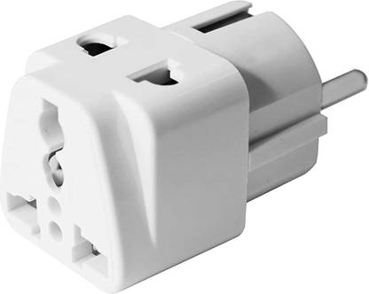 PRATEEK Plug to Universal Socket and 2 pin Two Pin Plug