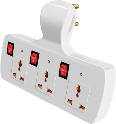 बायर चॉइस Multi Plug Socket 2 Sockets 2 Pin & 2 Sockets 3 Pin Cordless Extension Board 3 सॉकेट सर्ज रक्षक