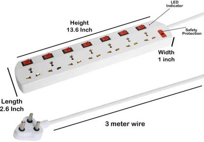 surrya 3 pin socket 10 A Three Pin Socket