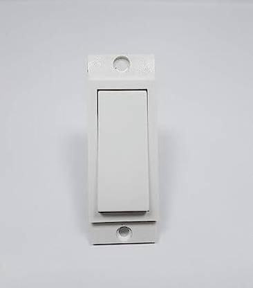 Lynx Wipro North West 1 Module 6A One Way Switch White (Pack of 4) 6 A One Way Electrical Switch
