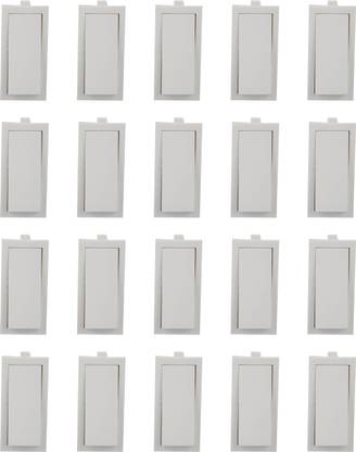 ANCHOR Roma 1-Way Switch 21066, White, 20 amp 240V, Pack of 1 15 A One Way Electrical Switch