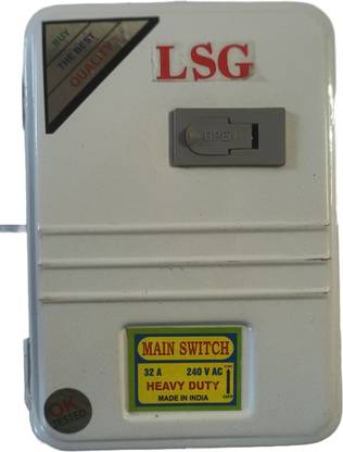 LSG SINGLE PHASE MAIN SWITCH 32A 200 A One Way Electrical Switch
