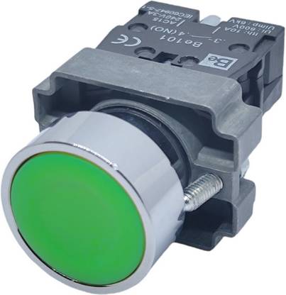 Beswitch Green switch momentary push buttons on switch push button pilot devices 10 A One Way Electrical Switch