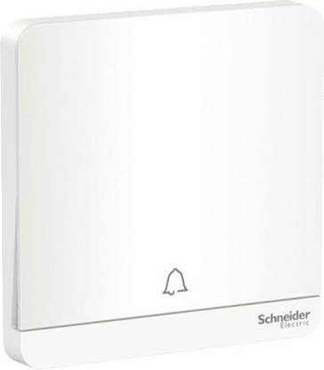 Schneider Electric AvatarOn, push button for doorbell, 10A, 250V, WHITE 10 A One Way Electrical Switch