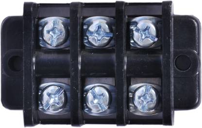 katariya 40A Bakelite Open Brass Connector 3 Way Screw Terminal Block Terminal Connection 32 A Three Way Electrical Switch