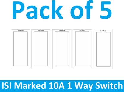Sauran 10 A One Way Electrical Switch