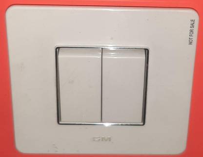 GM G -10 Glossy White 1 Way Switch 10 AMP. 240 Volt / 1 Module Set Of 4 10 A One Way Electrical Switch