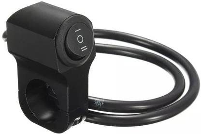 Huims Multi-Function 3 Mode Way Handlebar Switch ON-Off-ON 12V DC Button 10 A Three Way Electrical Switch