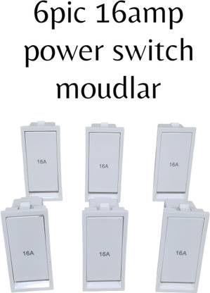 SARA flat modular switch 16 A One Way Electrical Switch