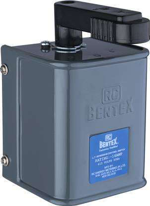RC BENTEX Three Phase Reverse Forward Switch 16 AMP, X06C000027 16 A Two Way Electrical Switch