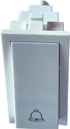 RK Trading Honeywell Bell Push Button 6 A One Way Electrical Switch