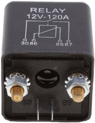 Calandis 12V/24V 120A Car Auto Heavy Duty Split Charge ON/OFF Relay Switch 4 Terminals 3 A Four Way Electrical Switch