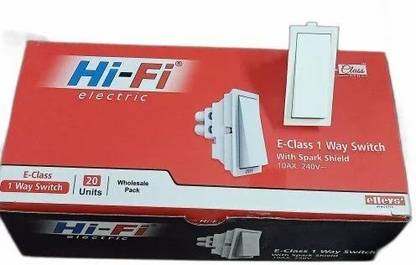 Hifi Hifi 6 Amp Modular switch e class 10 A One Way Electrical Switch