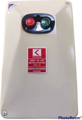 katariya KU DOL Motor Starter 12.5HP ( 20A TO 32A ) Three Phase 32 A Three Way Electrical Switch