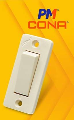 PM Cona WAWA (9001) 6 A One Way Electrical Switch