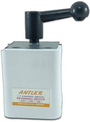 ANTLER&CO. Reversing Switch 16 Amp L.T Control Switch 415 V 3 Phase Reversing Switch 16 A Two Way Electrical Switch