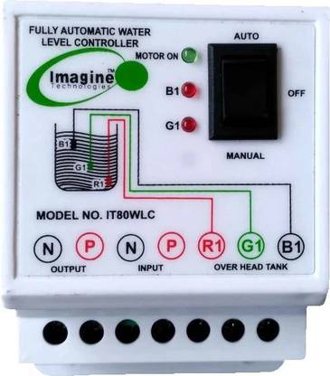 Imagine Technologies Fully Automatic Water level Controller ,Model No-IT80WLC 15 A One Way Electrical Switch
