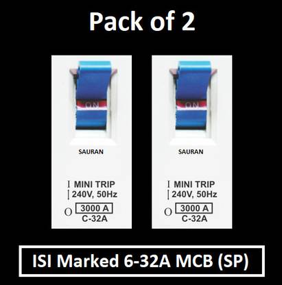 Sauran MCB (SP) 32 A One Way Electrical Switch