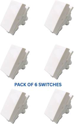 ANCHOR PENTA MODULAR (6 Pcs) 65001, 6 A One Way Electrical Switch