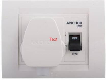 ANCHOR UNO 3Way Modular Box 20 A One Way Electrical Switch