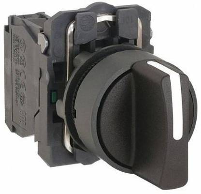 ARINO SCHNEIDER 3 WAY ( 1-0-2 ) SELECTOR SWITCH 22MM ( STAY PUT TYPE ) WITH ELEMENT 32 A Three Way Electrical Switch