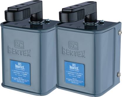 RC BENTEX Three Phase Reverse Forward Switch 16 AMP, X06C000027 16 A Two Way Electrical Switch