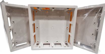 Amp exchange 18m serface modular box/ open pvc box(3pic)pack Wall Plate