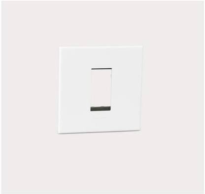 Legrand 1M SQUARE PLATE+FRAME WHITE 575700 Wall Plate