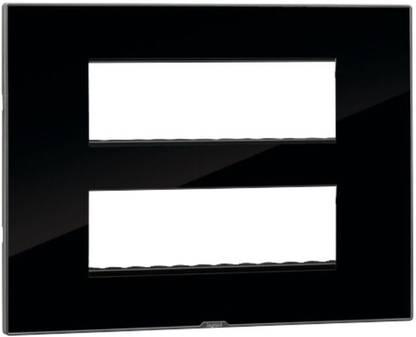 Legrand 679552 Plate with Frame 12 Module Ice Black Wall Plate