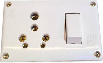 SS TRADER SS TRADER Switch Socket Combined Extension Box for Cooler Wall Plate
