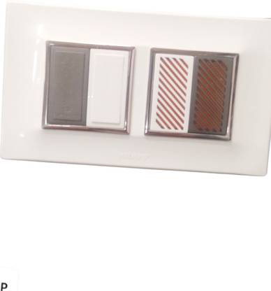 elleys' E Square Indicator With Orange Diffuser.....pack of 3, 6 A One Way Electrical Switch