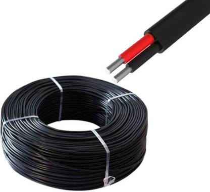 Elevea 10MM 2Core 1 sq/mm Black 90 m Wire