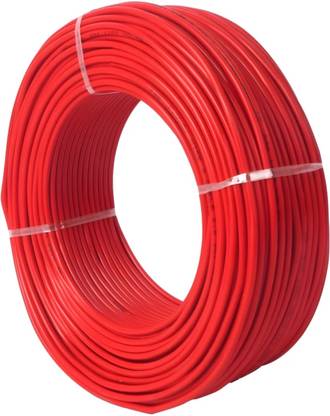 FINENLY PVC (1.5 Sqmm) CCA Copper Electrical wire 1.5 sq/mm Red 90 m Wire