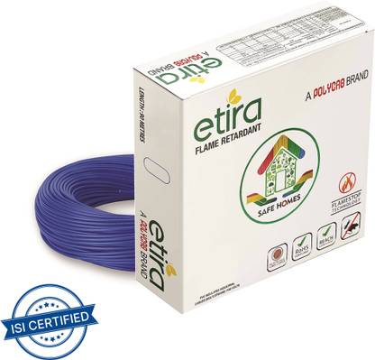 Polycab Etira 0.75 sq/mm Blue 90 m Wire