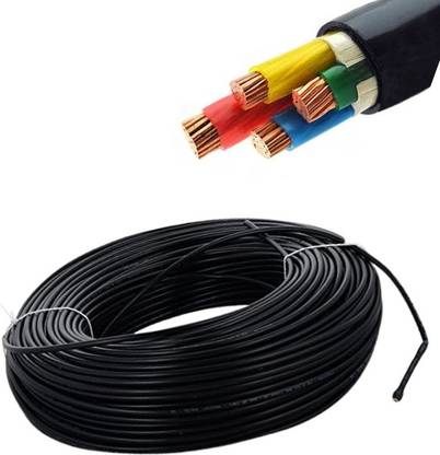 Elevea 7/38(7/60) 4Core 1 sq/mm Black 90 m Wire