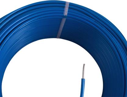 ELSON 8.0 Sqmm Single Core Aluminium Wire Agriculture Electric Cable Heavy Load 8 sq/mm Blue 90 m Wire