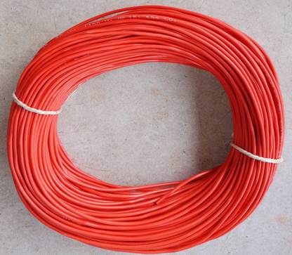 Genius PVC 0.75 sq/mm Red 68 ft. Wire