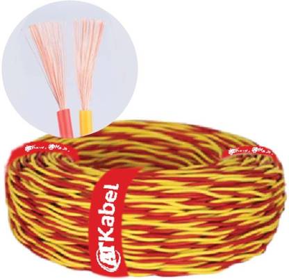 AT Kabel PVC Flexible Wire, 40/76 1.5 sq/mm Multicolor 90 m Wire