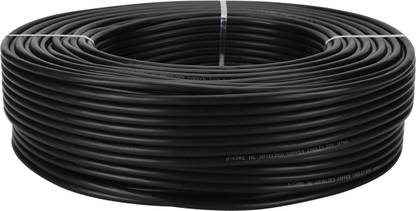 TRICOM 0.15mm Tinned Copper, (8x30 Multi 6 CORE Cable) 0.15 sq/mm Load Cell 14 sq/mm Black 100 m Wire