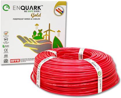 Enquark Gold Multistrand Housewire 1.5 sqmm/ 90 meter, Color 1.5 sq/mm Red 90 m Wire