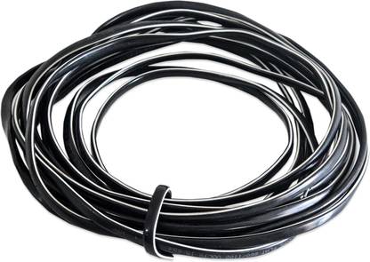 Smuf Aluminium Double Core Heavy Load Handle Capacity Cable 1 sq/mm Black 10 m Wire
