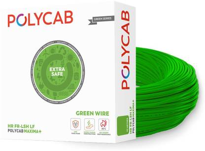 Polycab Maxima Plus 0.75 sq/mm Green 90 m Wire