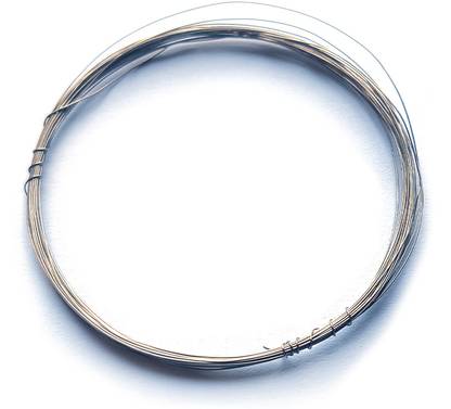 GEARHOOK 32 Gauge Nichrome Heat Resistance Wire 0.274mm Diameter 0.25 sq/mm Silver 5 m Wire