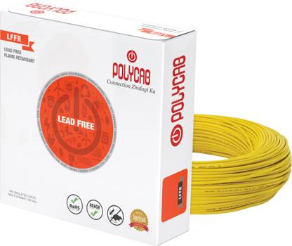 Polycab Pvc Box Polycab PVC 1 sq/mm Yellow 45 m Wire Price in India - Buy Polycab PVC 1 ...