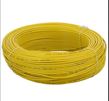 Polycab 0.6 1 sq/mm Yellow 90 m Wire