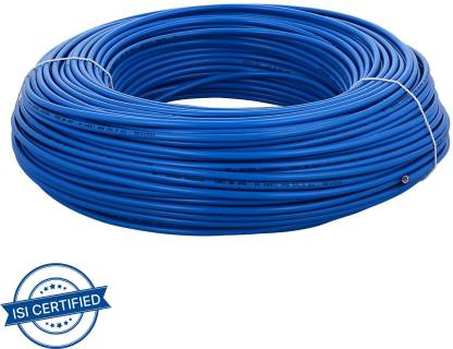 Polycab PVC 1 sq/mm Blue 100 m Wire