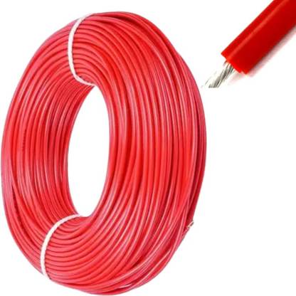Exxelo 6MM Silicon Wire 6 sq/mm Black 90 m Wire