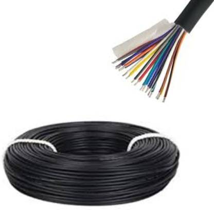 Mabron 1.5MM(48/20) 20CORE 1.5 sq/mm Black 90 m Wire