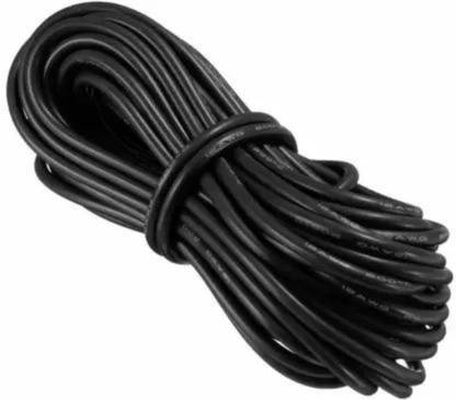JELECTRICALS PVC 0.5 sq/mm Black 12 m Wire